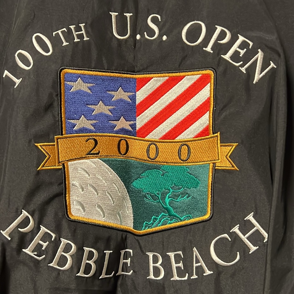 Vintage Men’s Golf 2000 100th US Open Pebble Beach,Ca Golf Course Classic Jacket - Picture 4 of 8